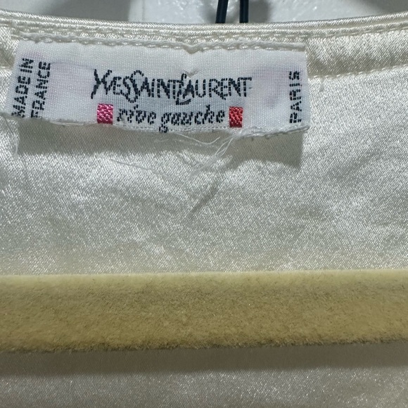 Yves Saint Laurent SS90 'Acetate' Sleeveless Top (1990) size XS/S - Picture 3 of 4